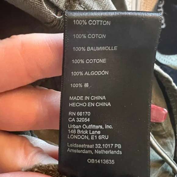 FREE PEOPLE Oversized, green military cargo jacket. Size M. - Picture 8 of 9